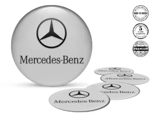 Mercedes Gewölbte Plaketten Ausgabe Hochwertige Aufkleber